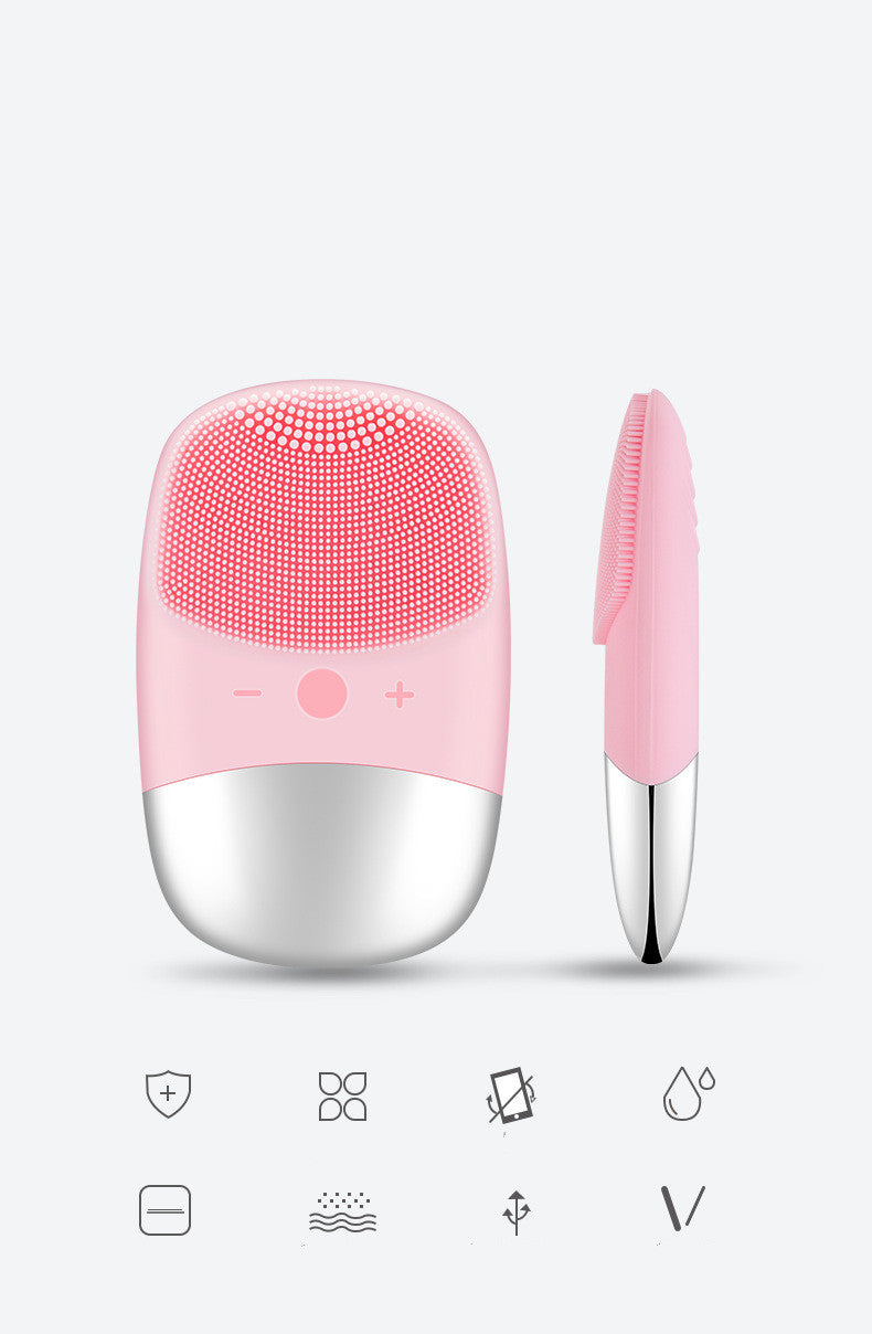 Electric Silicone Facial Cleansing Brush - Sonic Skin Massager