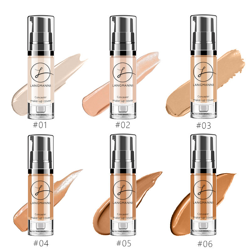 Liquid Foundation Concealer - Waterproof Full Coverage Makeup