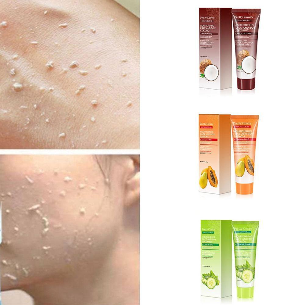 Cucumber & Papaya Facial Exfoliating Gel - Gentle Cleansing & Renewal