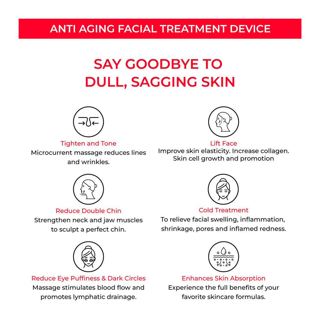 Beauty Instrument Pore Convergence EMS Skin Rejuvenation Micro Current