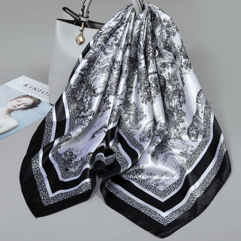 Women's New Spring Summer All-Match Thin Scarf Shawl